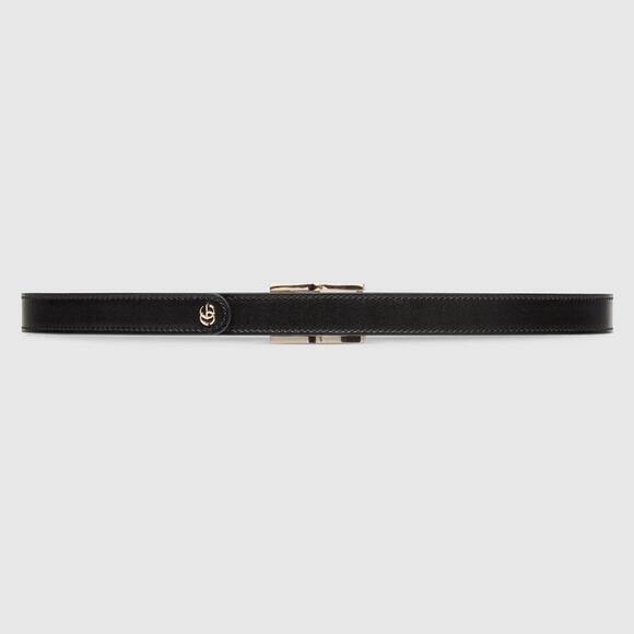 Gucci Reversible Black & Rosso Ancora Leather Belt Size 95 GG Gold Buckle NWOT main image 11
